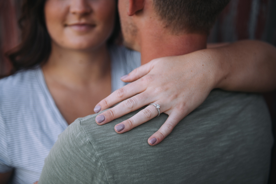 Ring engagement photo