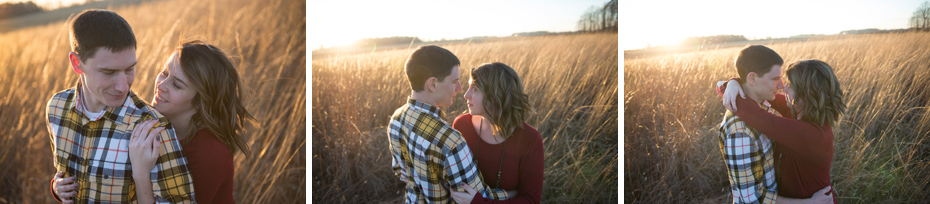 meadow engagement photos