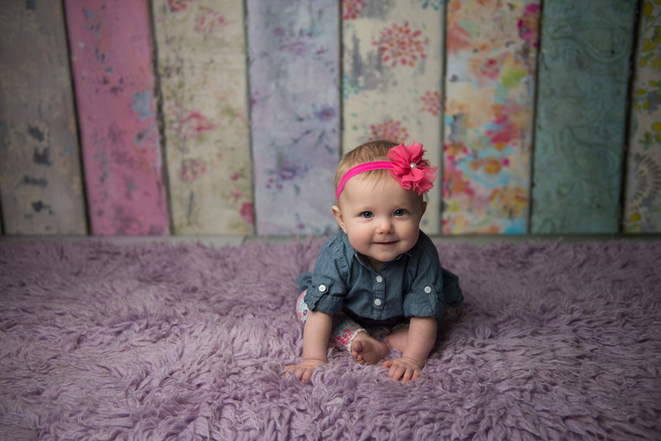 cute 6 month session